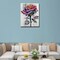 Street Graffiti Rose Paint by Numbers for Adults – Pastel Colors DIY Painting Kit, Acrylic Paint, 16"x20" Canvas (No Frame)